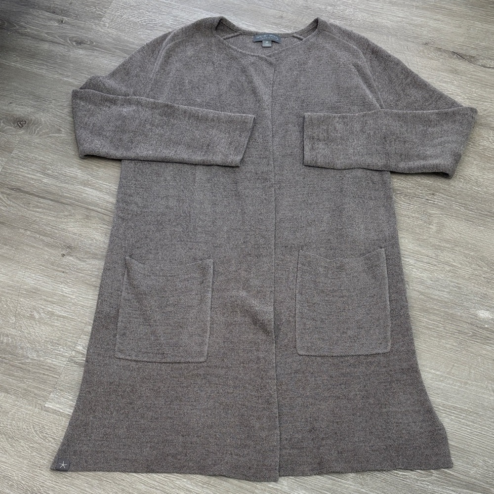 Barefoot Dreams CozyChic Ultra Lite Cardigan in Brown